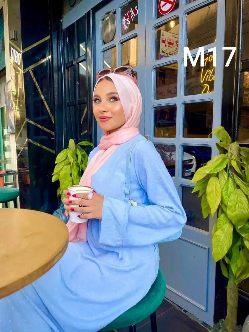 BABY PINK COTTON MODAL KUWAITI HIJAB