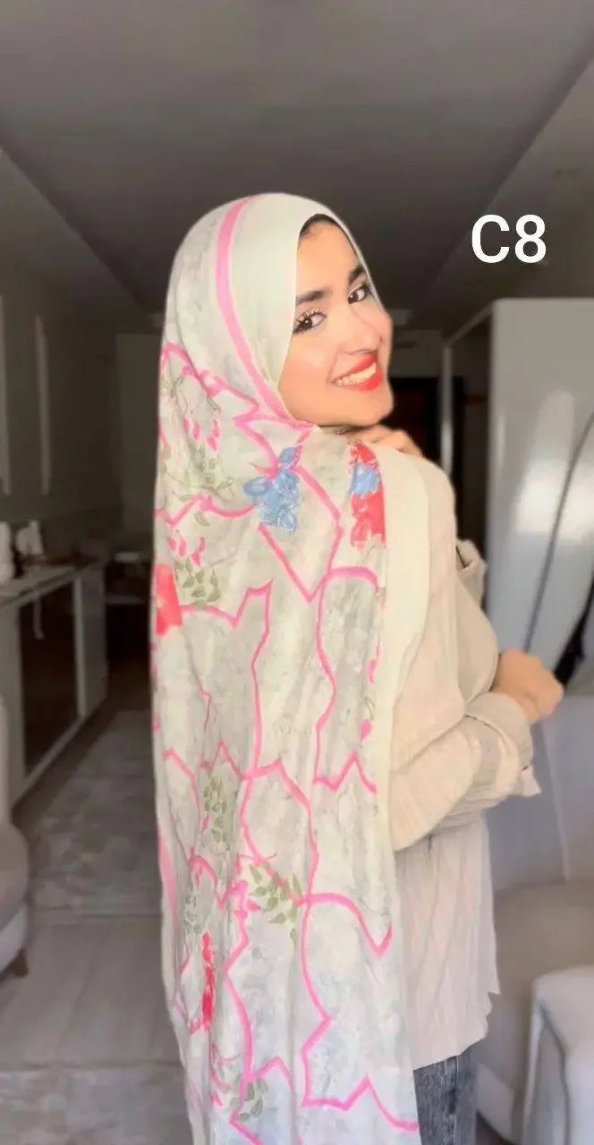 DIGITAL COTTON HIJAB C 8
