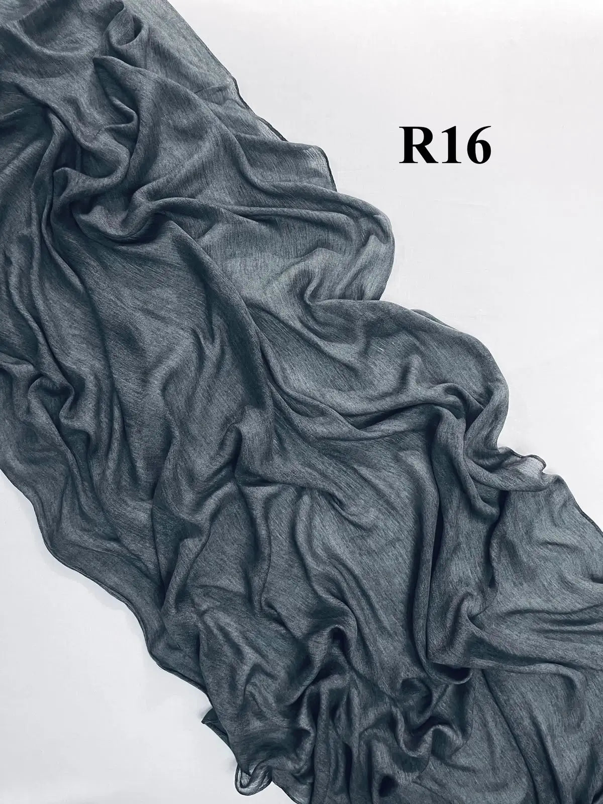 Charcoal Gray rafild thai scarf r16
