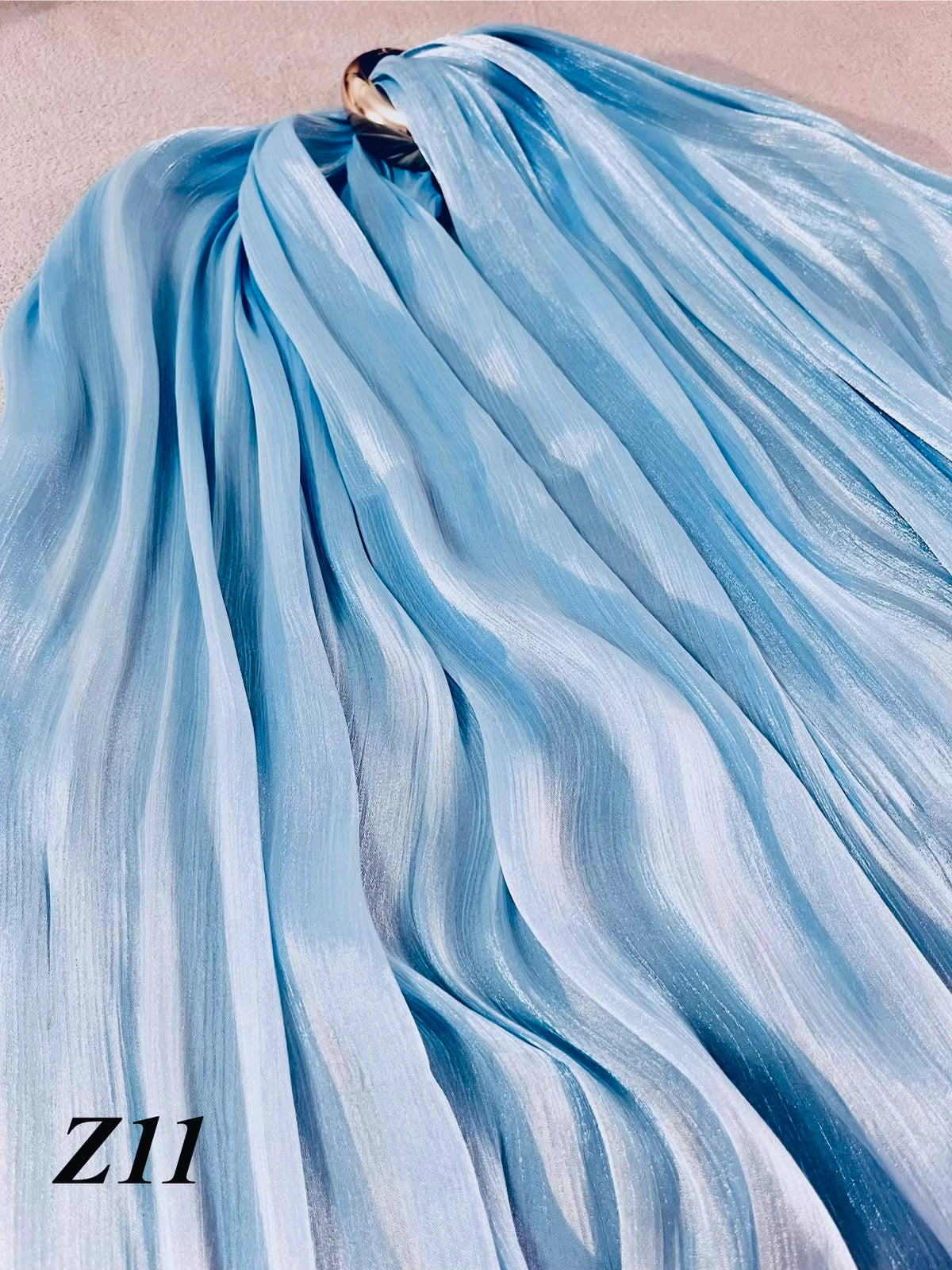 baby blue Organza z11