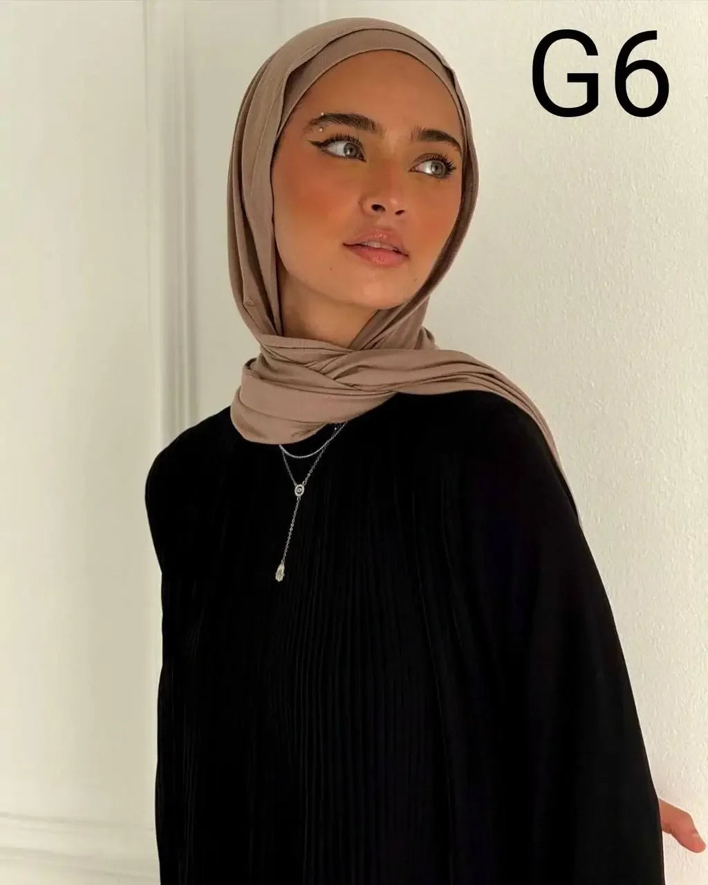 LIGHT CAFE HIJAB WITH GEL UNDERCAP