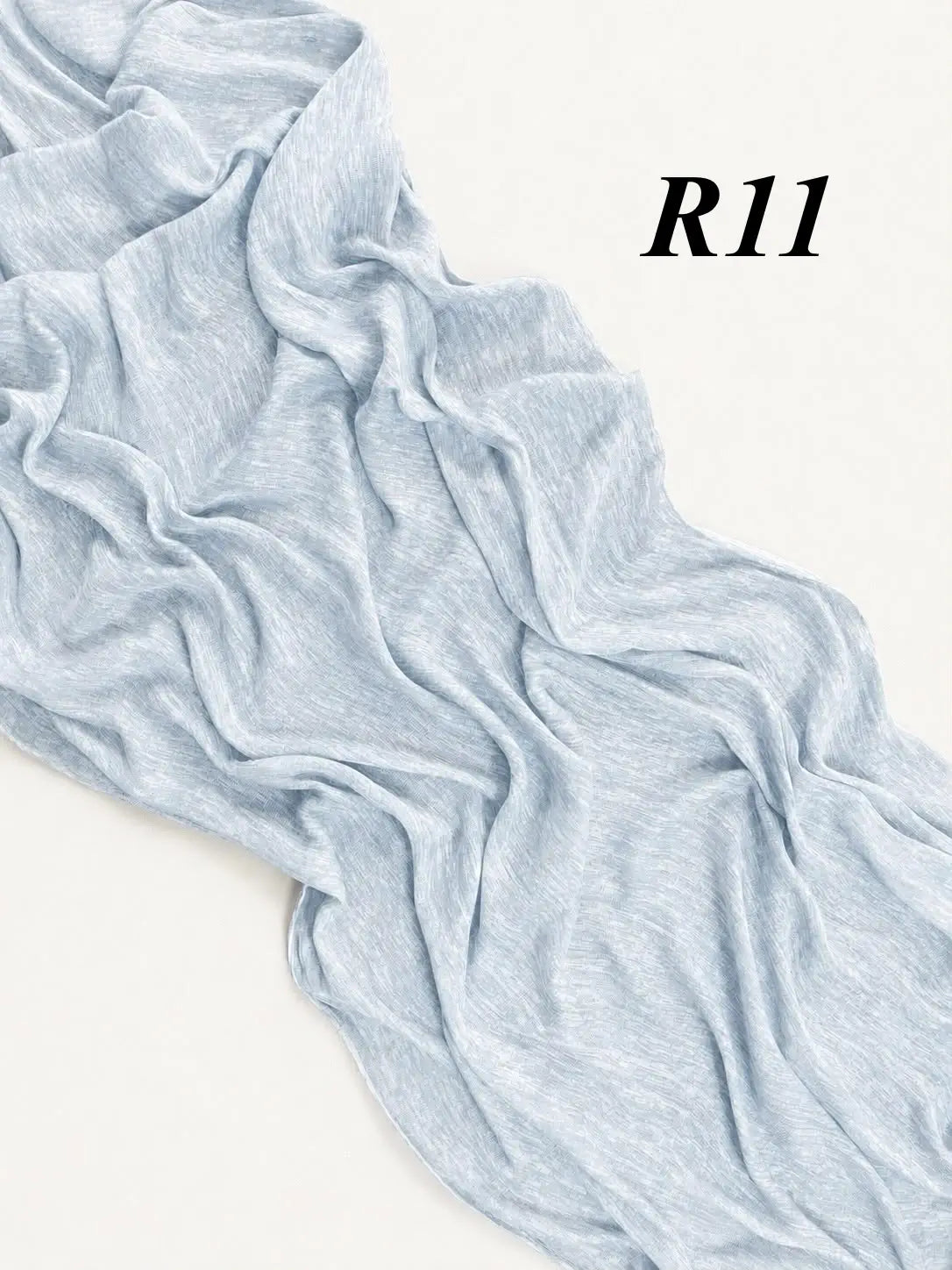 Baby Blue rafild thai scarf R 11 