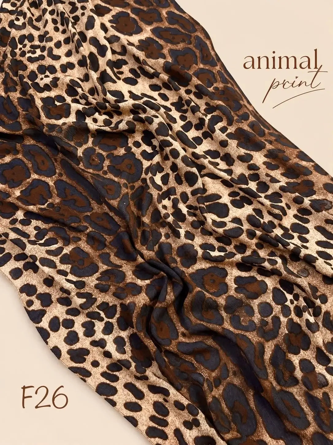 digital cotton hijab F26